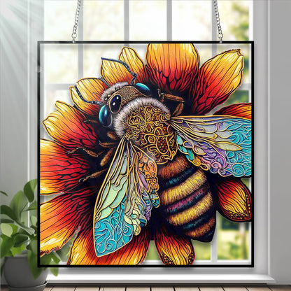 Bee Sunflower ACRYLIC Window hanging Gifts