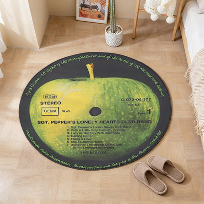 The Beatles – Sgt. Pepper's Lonely Hearts Club Band Album Music LP Round Rug