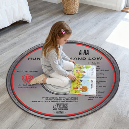 A-ha - Hunting High and Low Album Music CD Round Rug