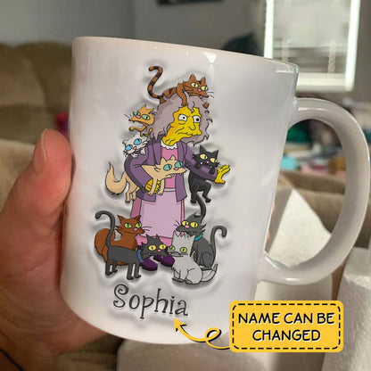 Crazy Cat Lady Personalized Mug