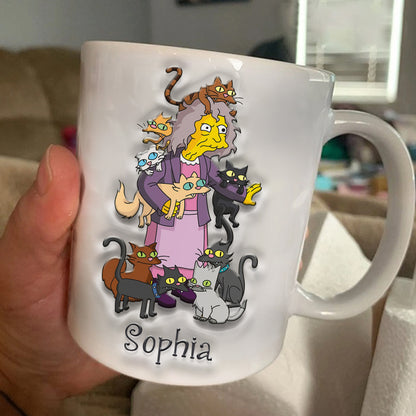 Crazy Cat Lady Personalized Mug