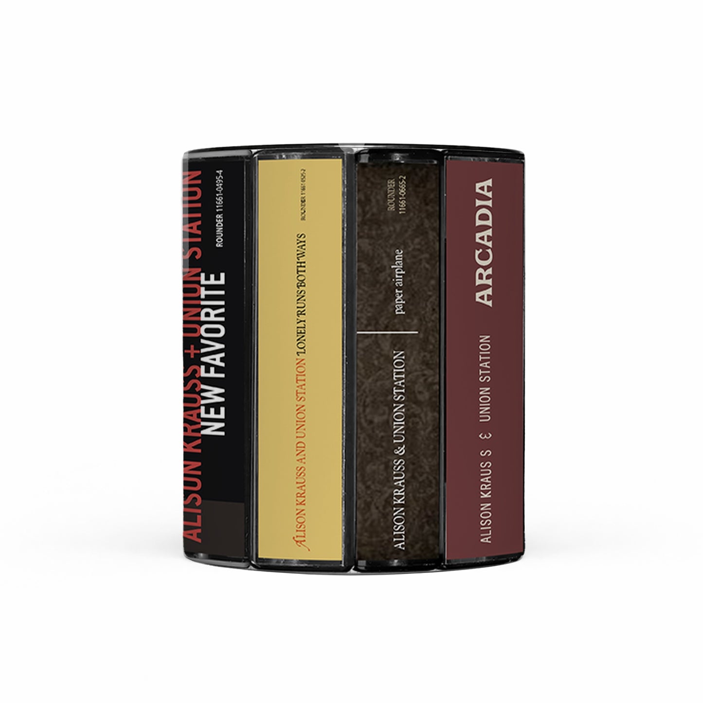 Alison Krauss & Union Station Albums Cassette Collection Retro Accent Mug