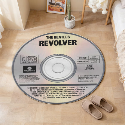 The Beatles – Revolver Album Music CD Round Rug