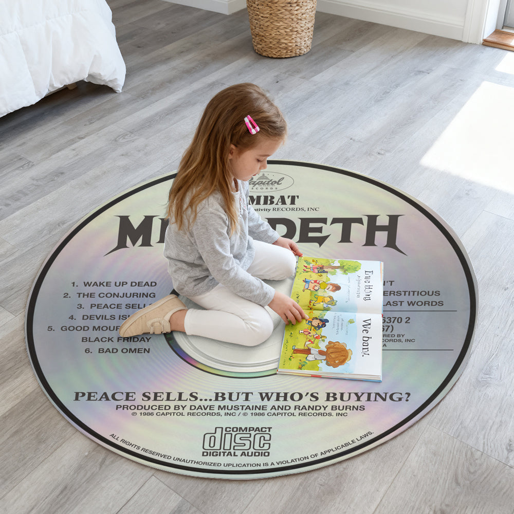 Megadeth - Peace Sells... but Who's Buying? Album Music CD Round Rug