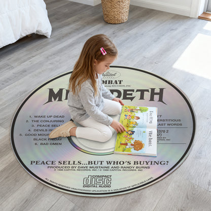 Megadeth - Peace Sells... but Who's Buying? Album Music CD Round Rug
