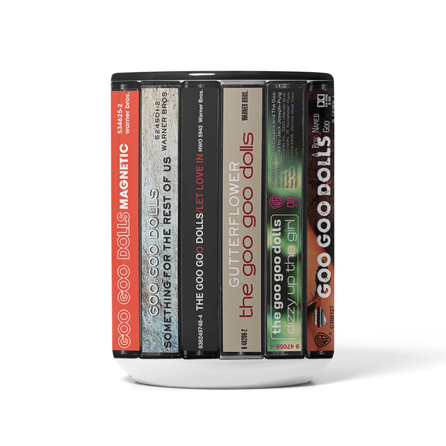 Goo Goo Dolls Albums Cassette Collection Retro Accent Mug