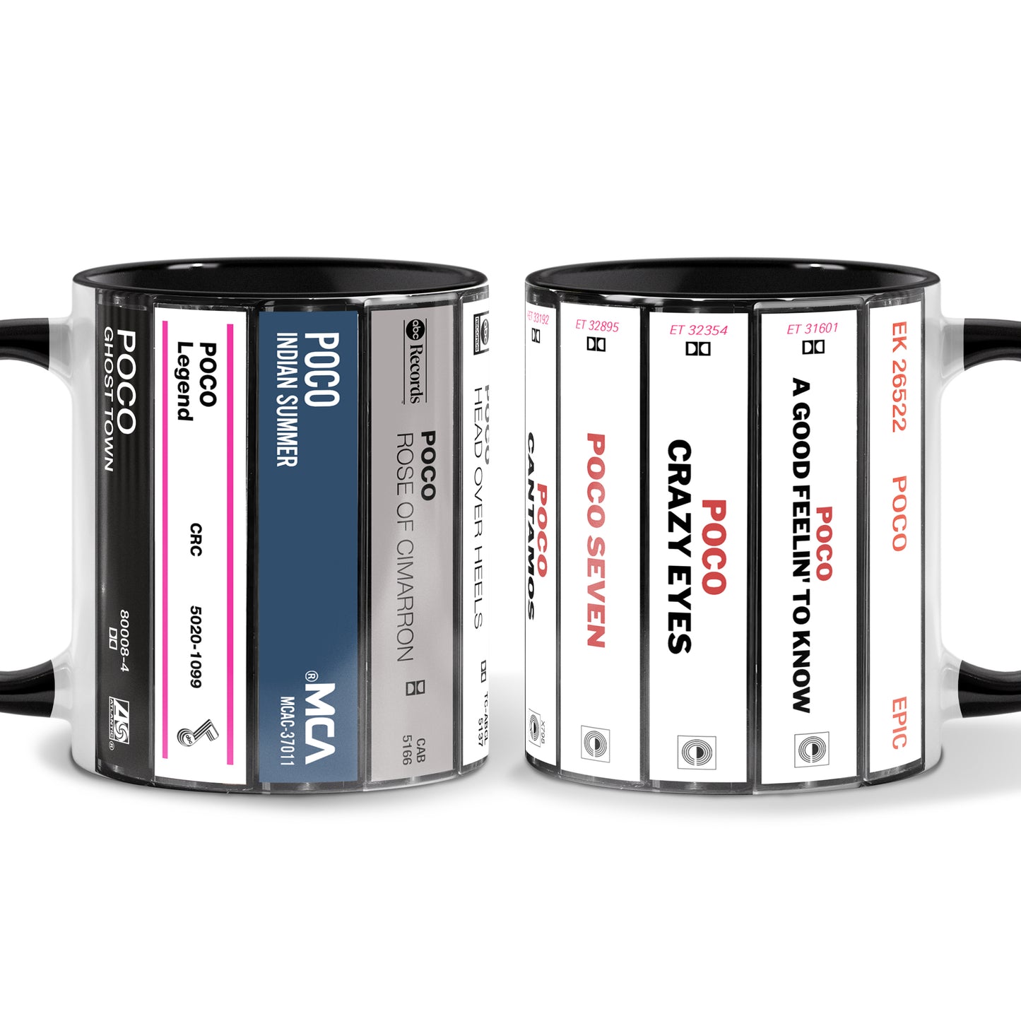 Poco Albums Cassette Collection Retro Accent Mug