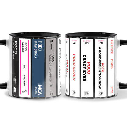Poco Albums Cassette Collection Retro Accent Mug