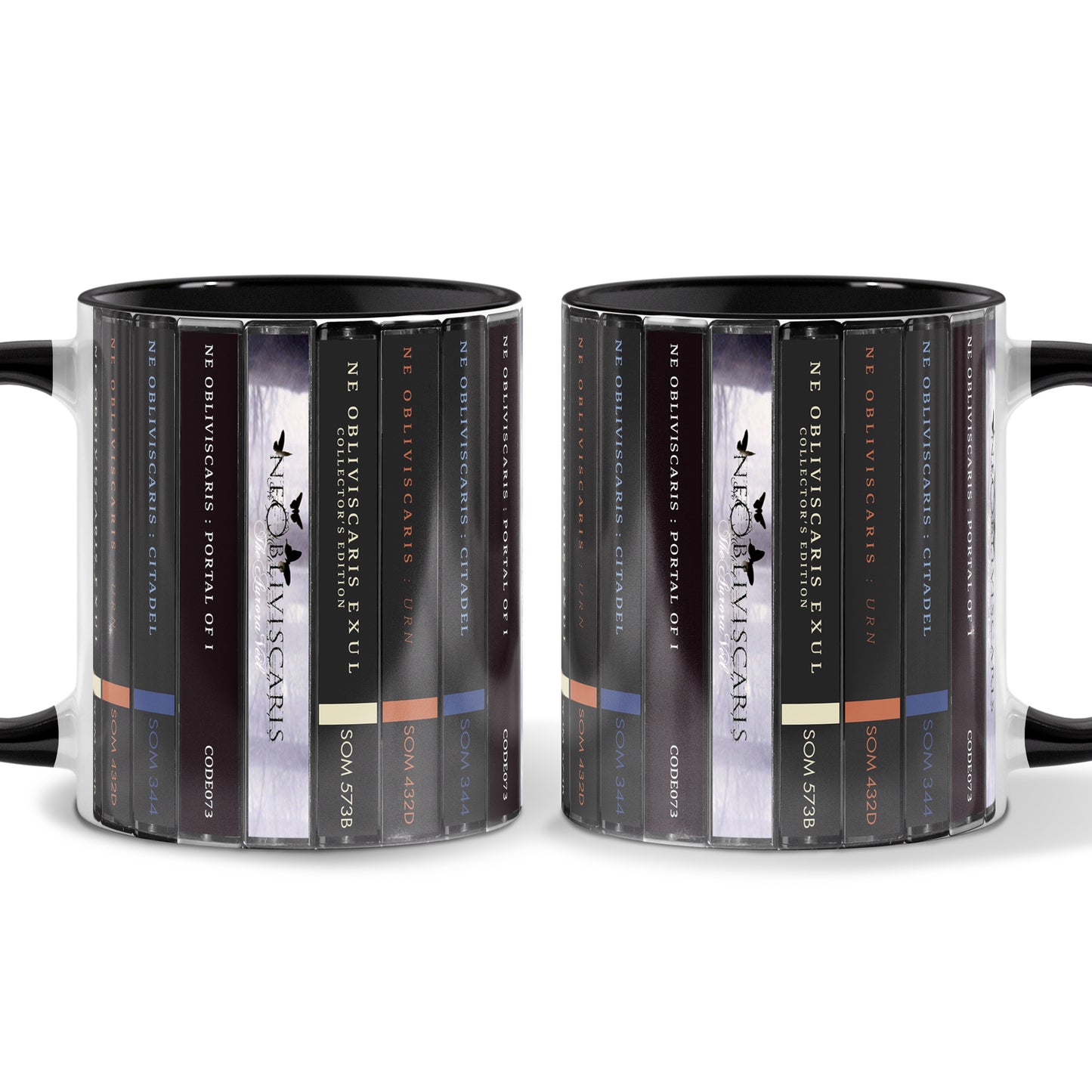 Ne Obliviscaris Albums Cassette Collection Retro Accent Mug