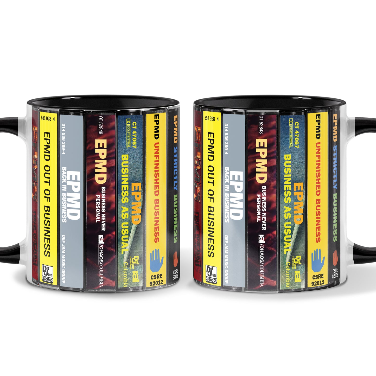 EPMD Albums Cassette Collection Retro Accent Mug