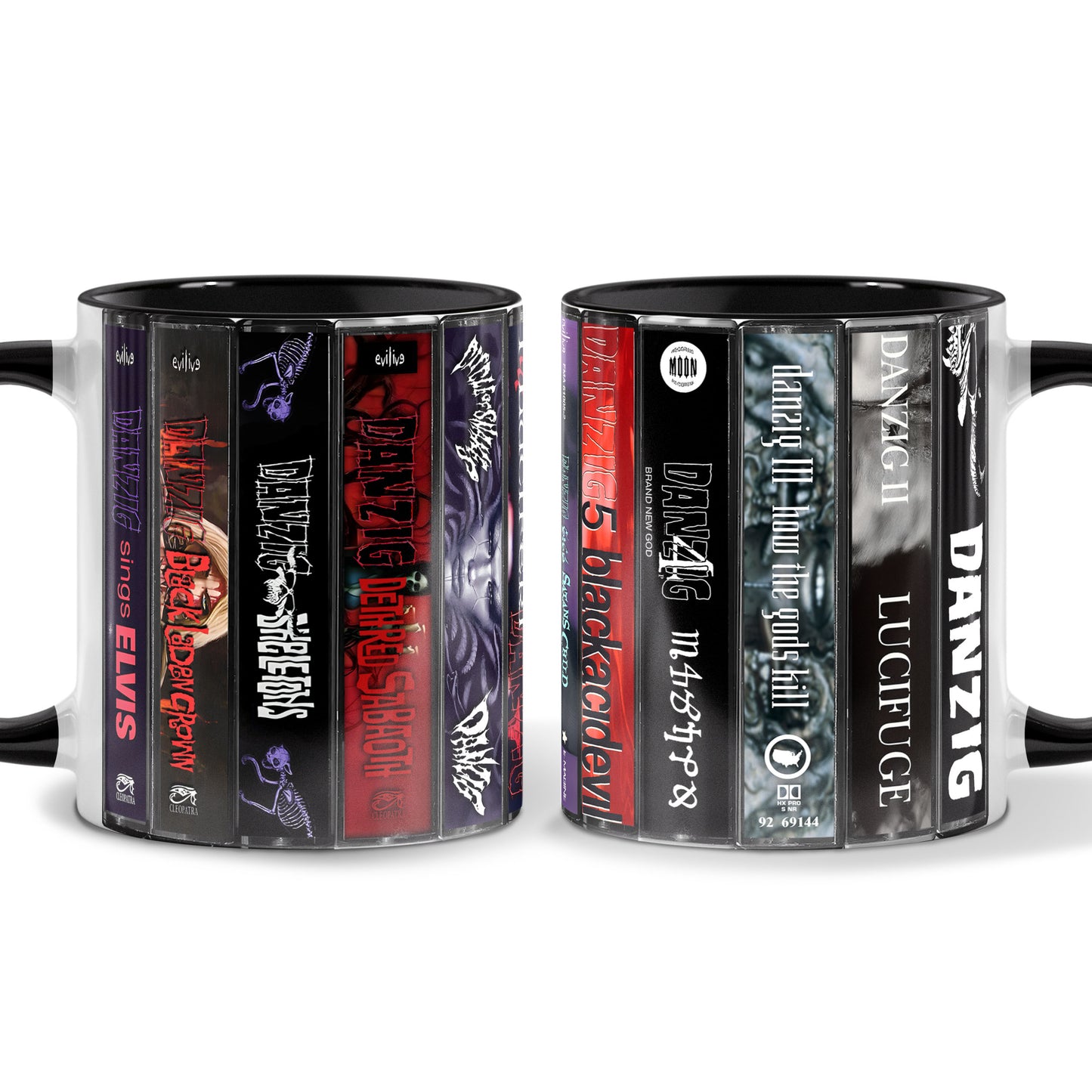 Danzig Albums Cassette Collection Retro Accent Mug