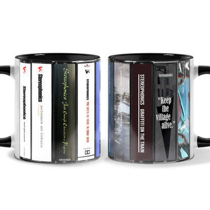 Stereophonics Albums Cassette Collection Retro Accent Mug