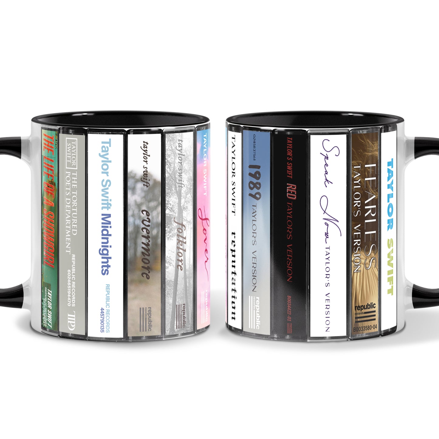 Taylor Swift Albums Collection Accent Mug (Taylor's Version)