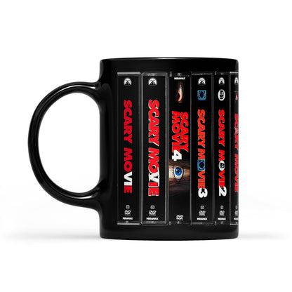 Scary Movie DVD Movies Collection Retro Black Mug
