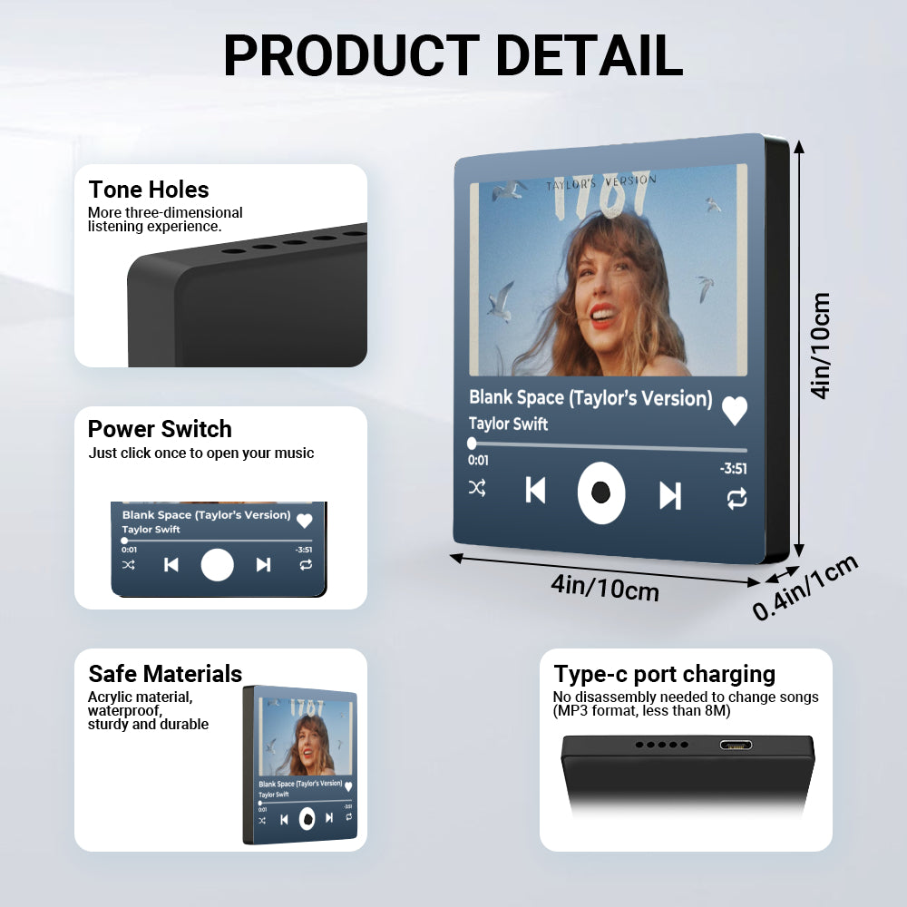 Taylor Swift - Blank Space Music Box Fridge Magnet