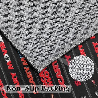 Scary Movie DVD Tape Movies Collection Indoor Rug