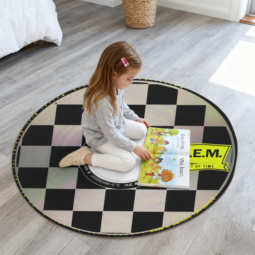 R.E.M. - Out of Time Album Music CD Round Rug