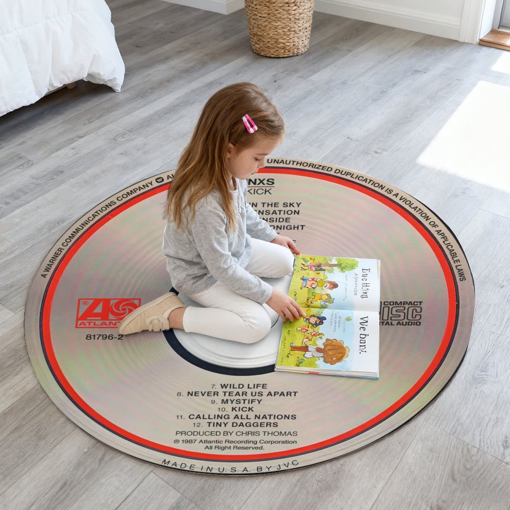 INXS – Kick Album Music CD Round Rug