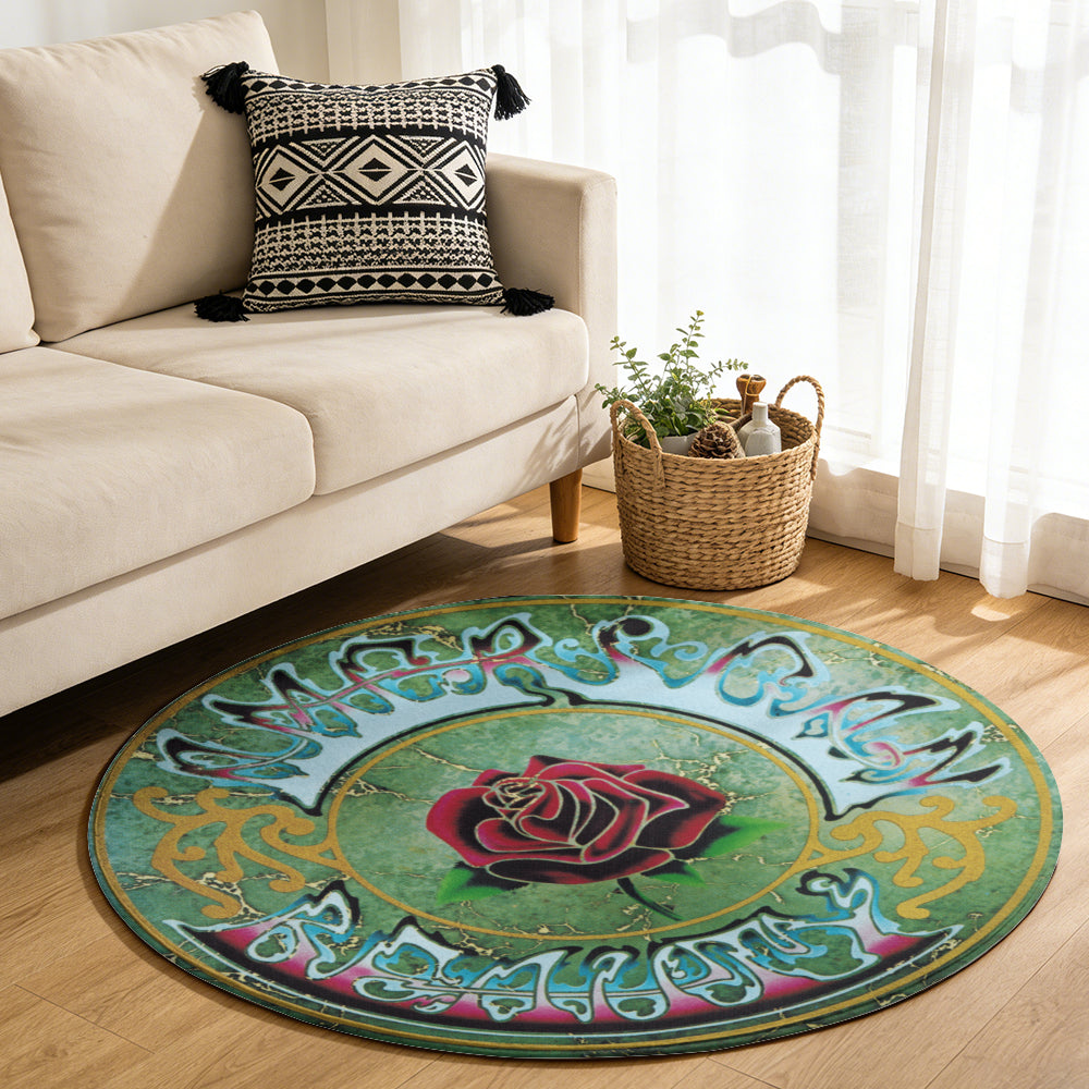 Grateful Dead – American Beauty Album Cover Round Rug