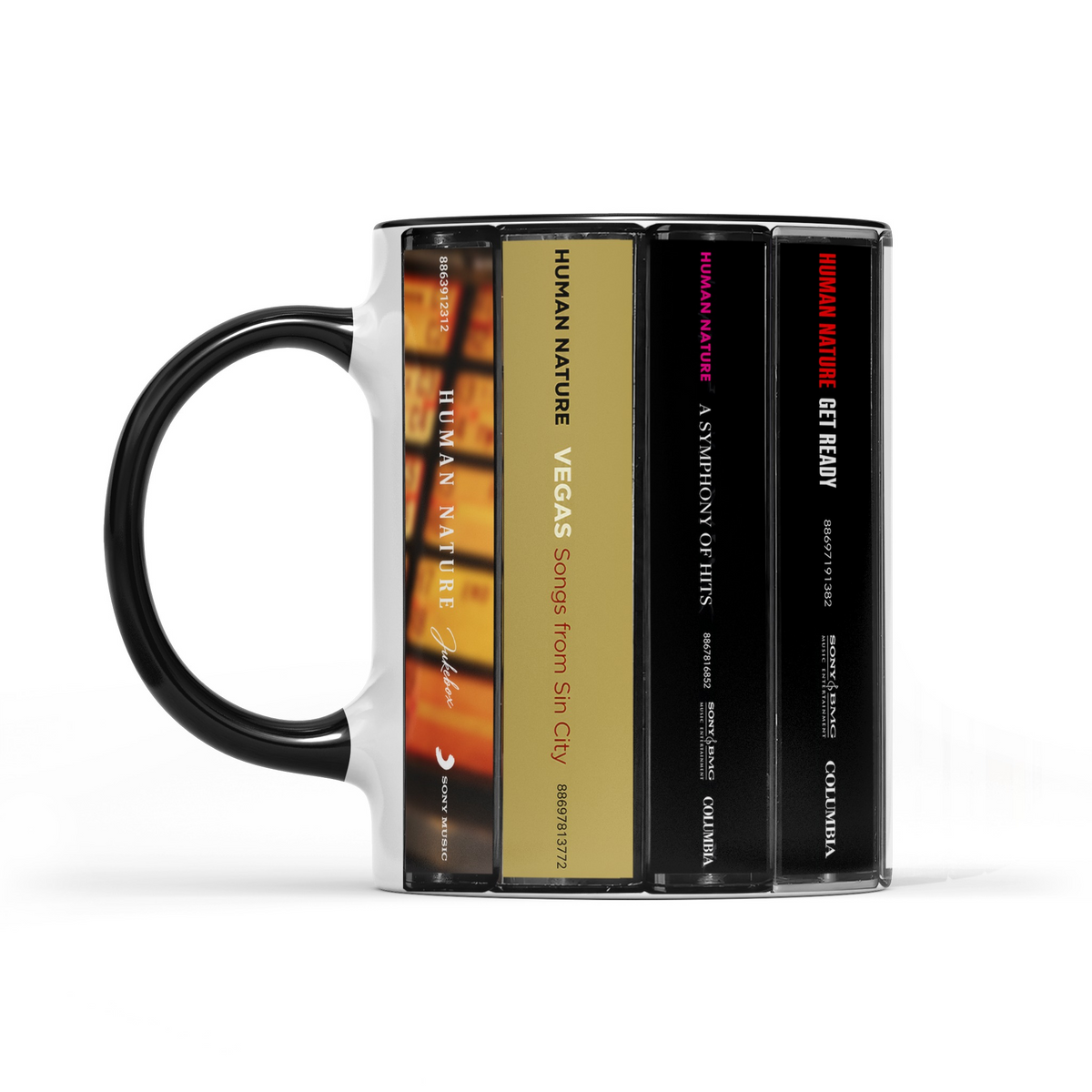 Human Nature Albums Cassette Collection Retro Accent Mug