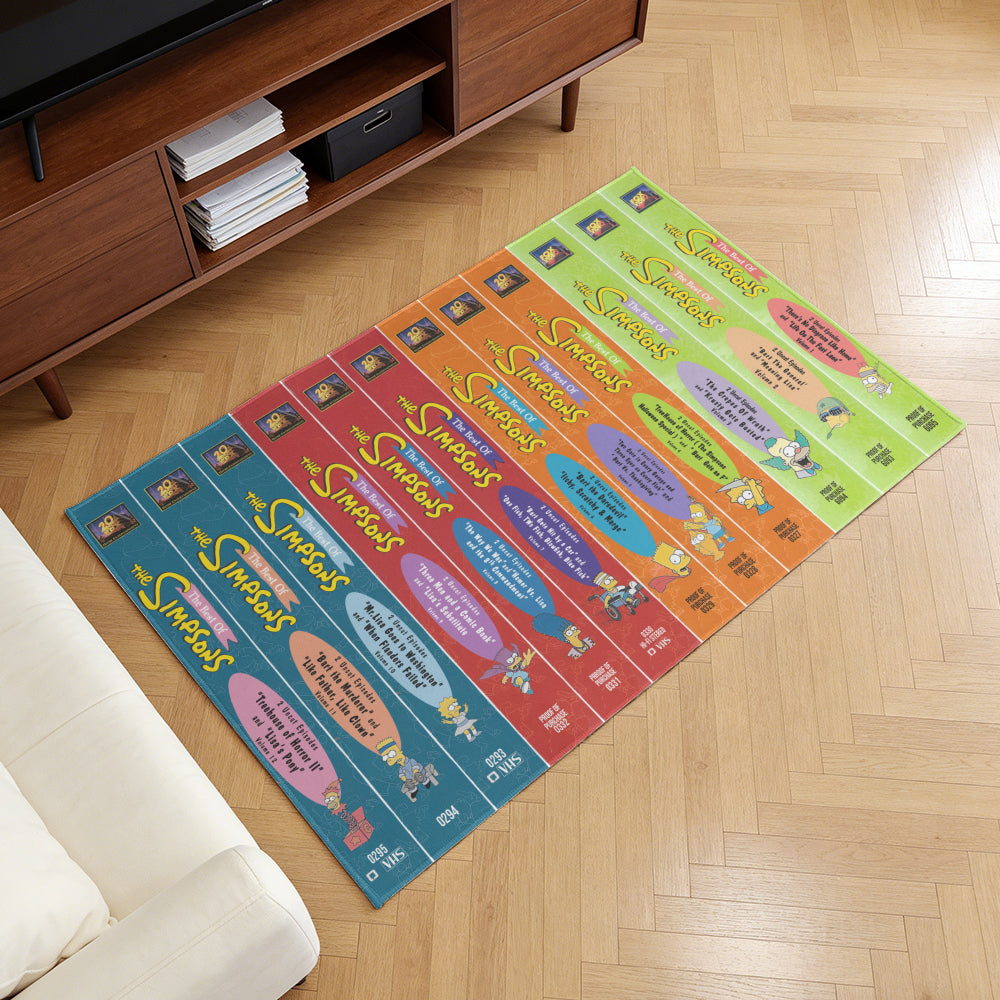VHS Tape The Best of The Simpsons Movies Indoor Rug