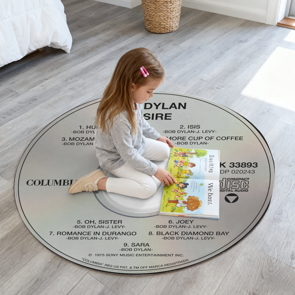 Bob Dylan – Desire Album Music CD Round Rug