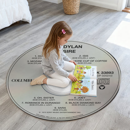 Bob Dylan – Desire Album Music CD Round Rug