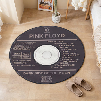 Pink Floyd - The Dark Side of the Moon Album Music CD Round Rug
