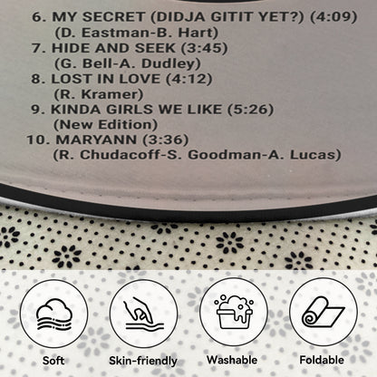 New Edition Album Music CD Round Rug