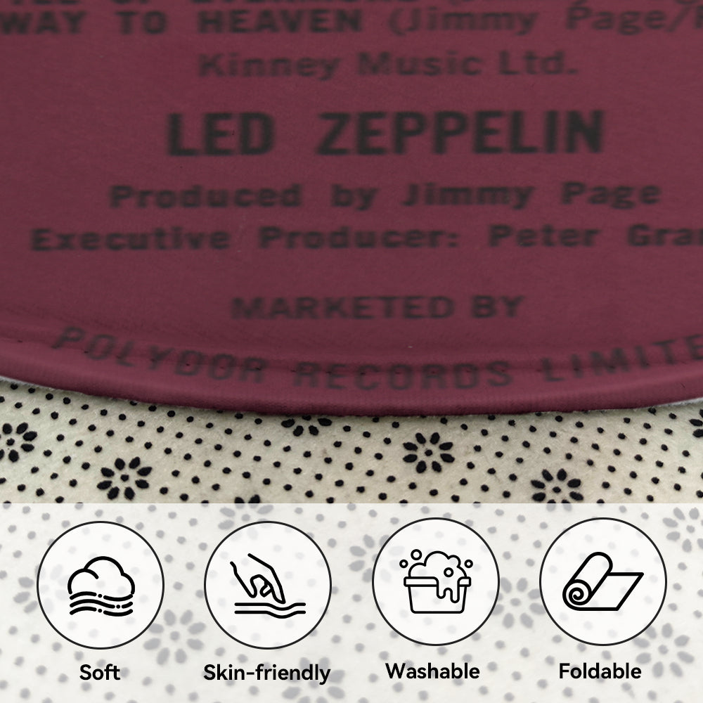 Led Zeppelin - Led Zeppelin IV Album Music LP Round Rug