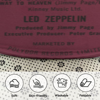 Led Zeppelin - Led Zeppelin IV Album Music LP Round Rug