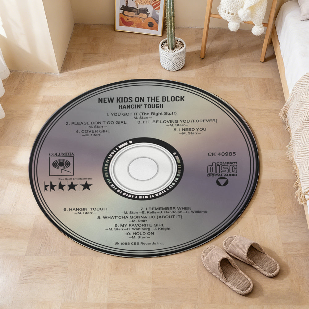 New Kids On The Block – Hangin' Tough Album Music CD Round Rug