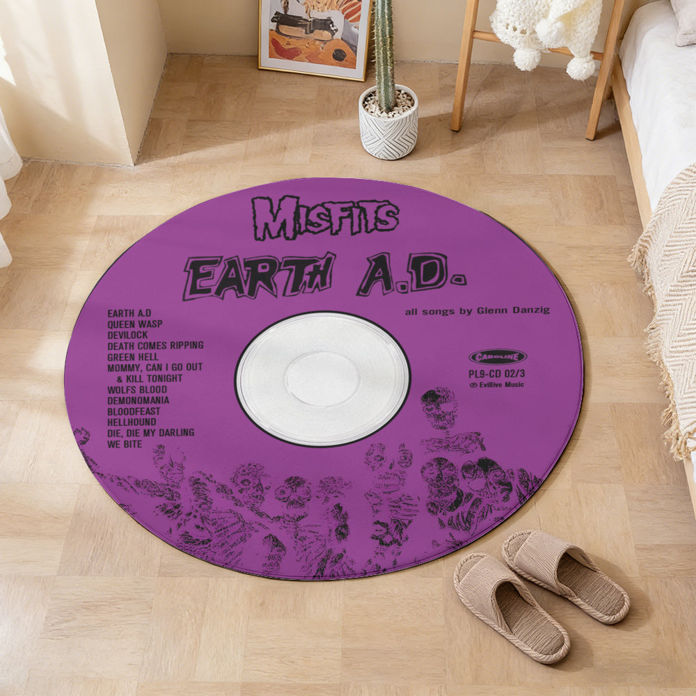 Misfits – Earth A.D. / Wolfs Blood Album Music CD Round Rug