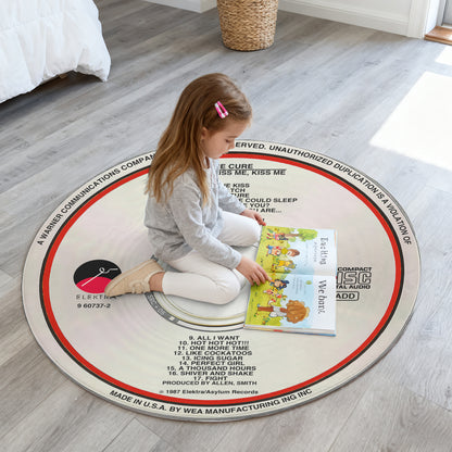 The Cure – Kiss Me Kiss Me Kiss Me Album Music CD Round Rug