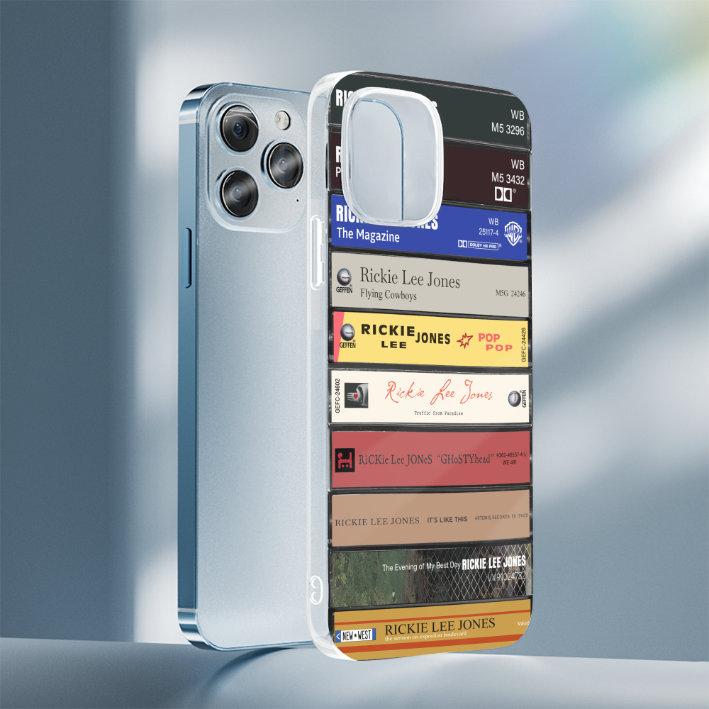 Rickie Lee Jones Albums Cassette Collection Retro Phone Case