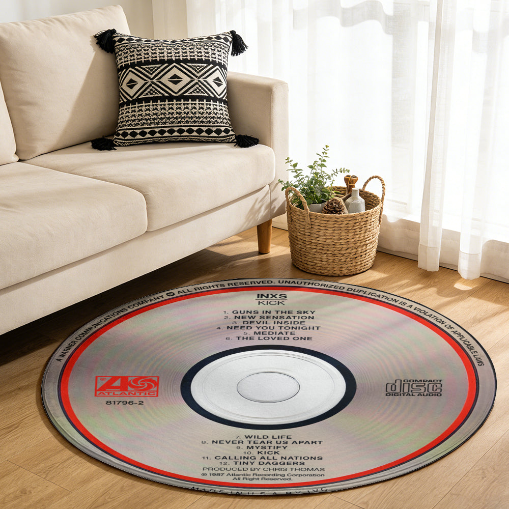 INXS – Kick Album Music CD Round Rug