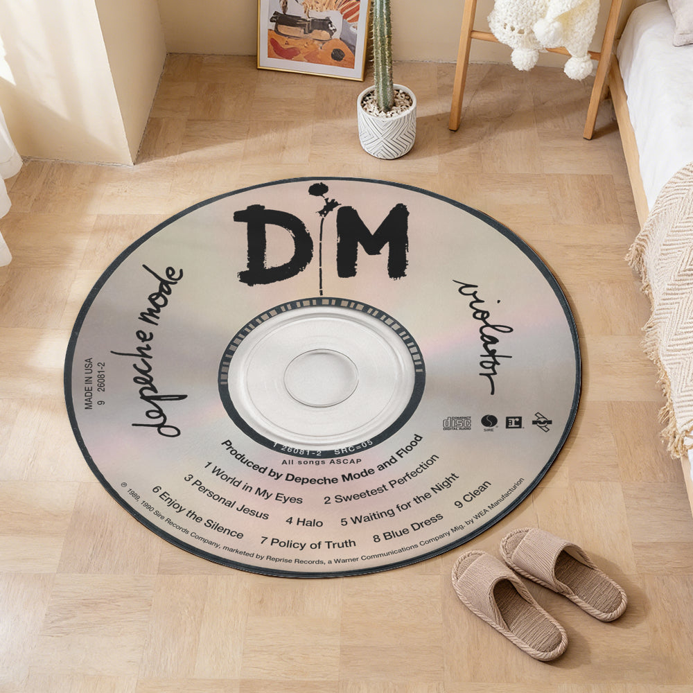 Depeche Mode – Violator Album Music CD Round Rug