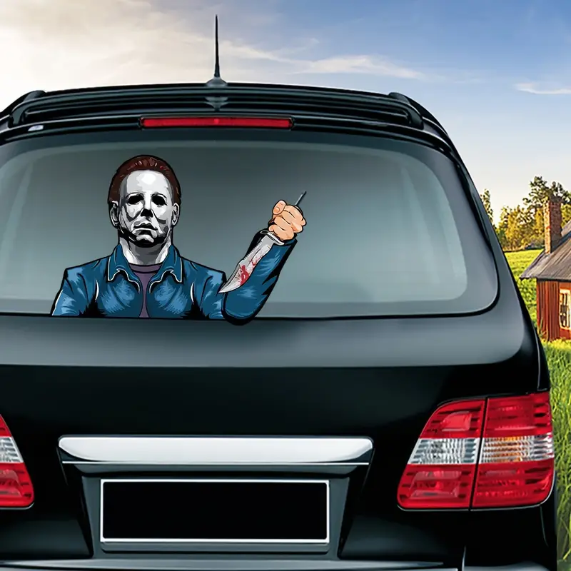 Halloween Horror Slasher Villains  Vinyl Decal Decorations