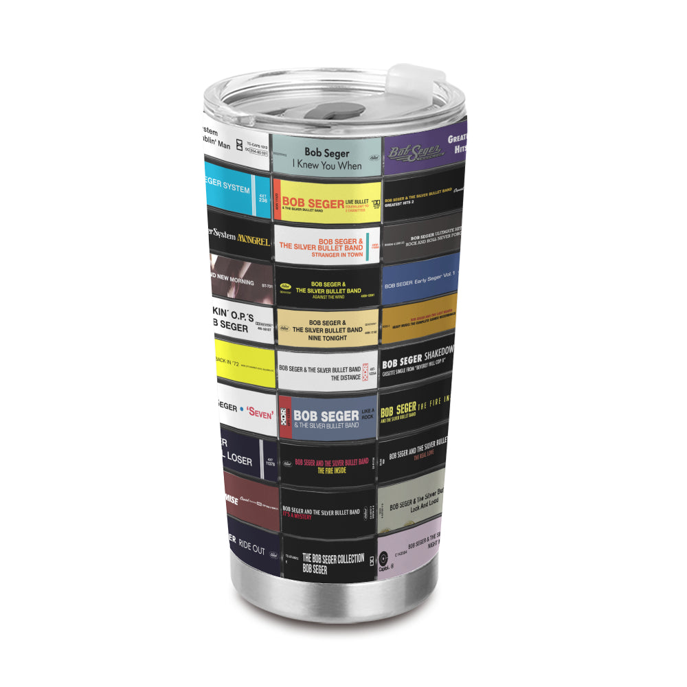 Bob Seger Tapes Cassette 20oz Tumbler