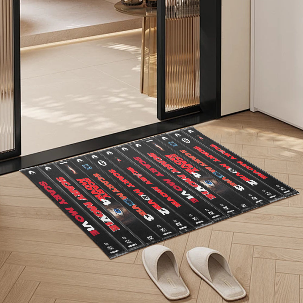 Scary Movie DVD Tape Movies Collection Indoor Rug