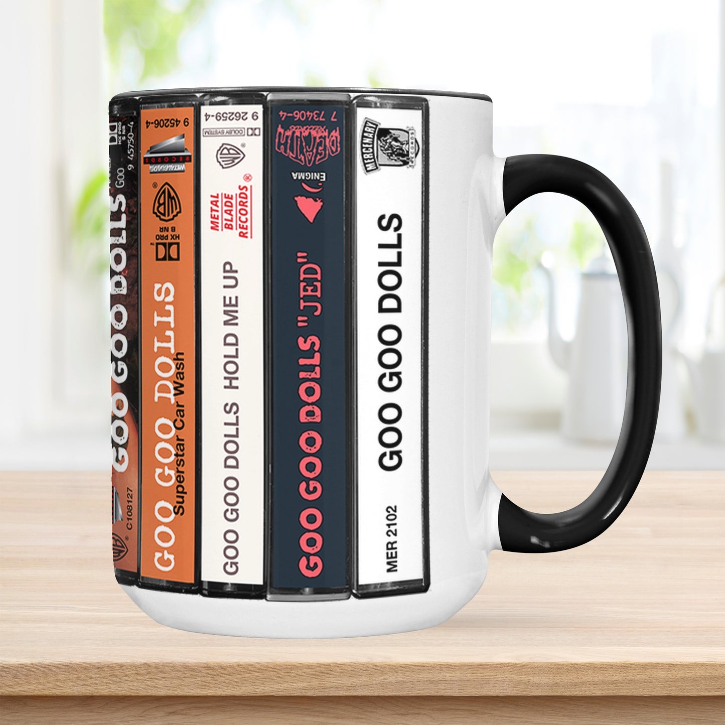 Goo Goo Dolls Albums Cassette Collection Retro Accent Mug