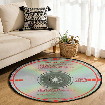 Van Halen Album Music CD Round Rug