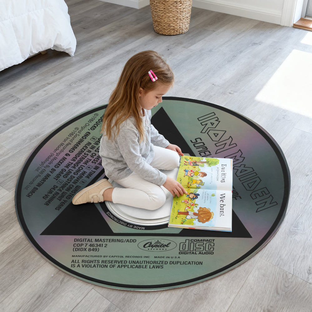 IM - Somewhere in Time Album Music CD Round Rug