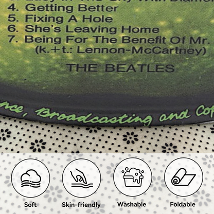 The Beatles – Sgt. Pepper's Lonely Hearts Club Band Album Music LP Round Rug