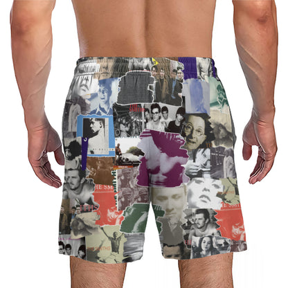 The Smiths Albums Covers Collage Unisex Hawaiian Shorts