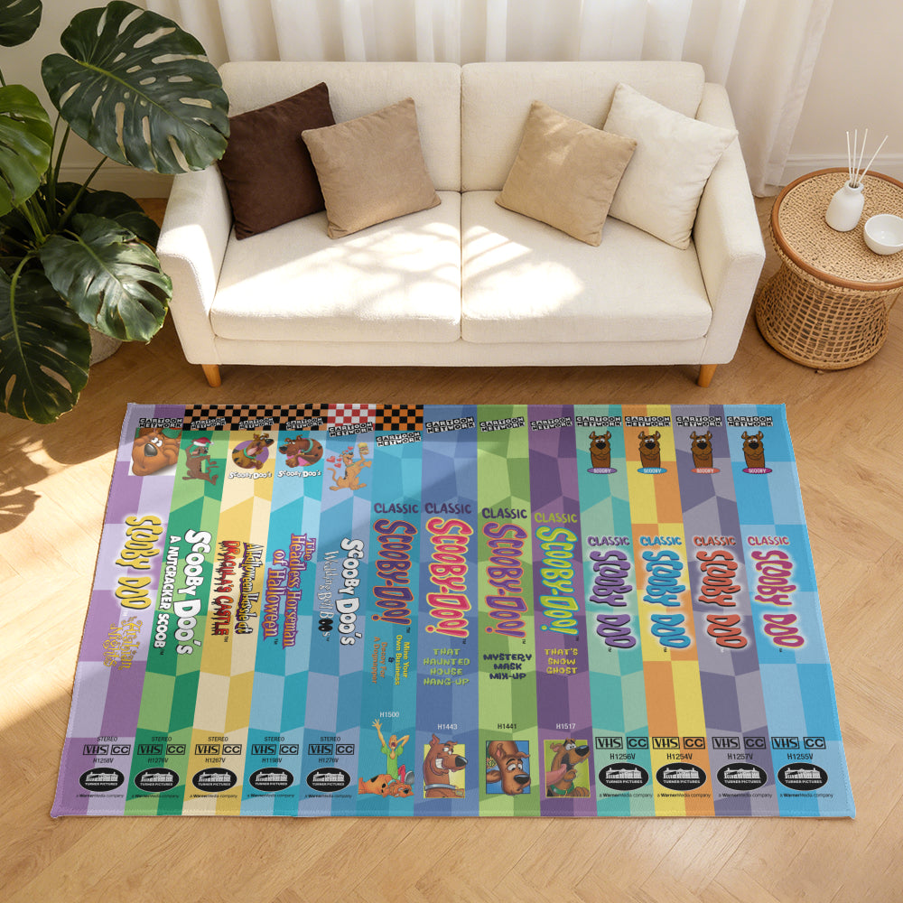 VHS Tape Scooby-Doo Series Movies Indoor Rug