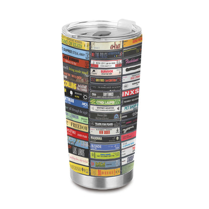 Classic 80s Single Tapes Cassette 20oz Tumbler