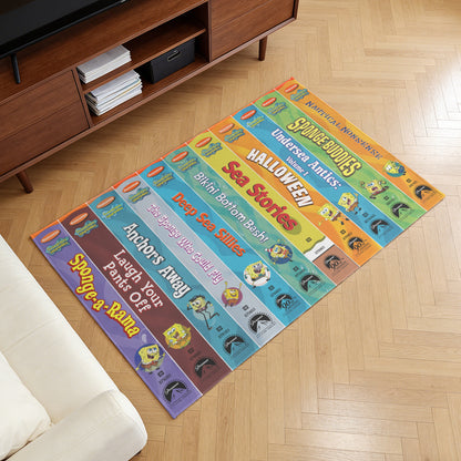 VHS Tape SpongeBob SquarePants Series Movies Indoor Rug