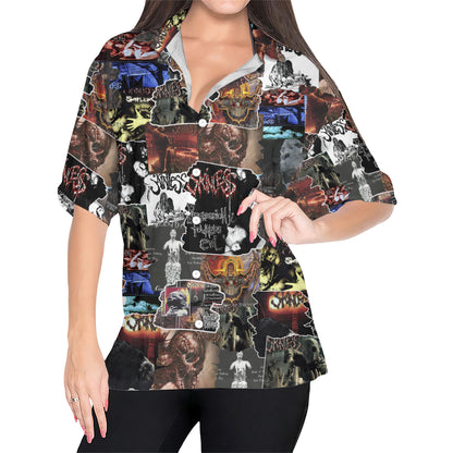 Skinless Albums Covers Collage Unisex Hawaiian Shirt