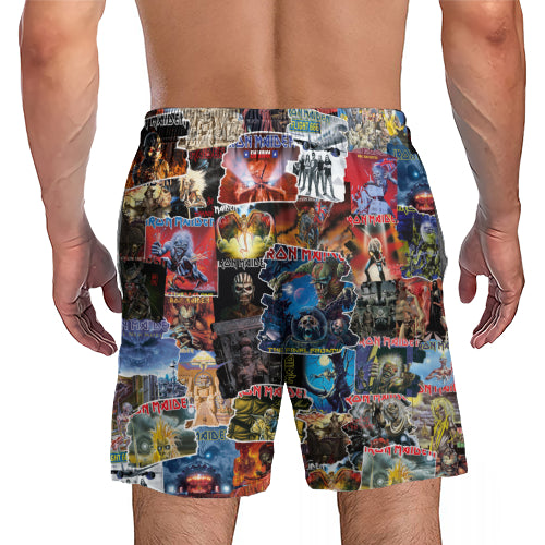 IM Albums Covers Collage Unisex Hawaiian Shorts